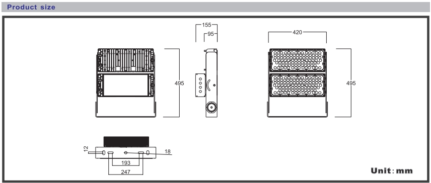 stadium flood lighting