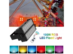 Amusement Park Lighting - Aglare New 100W RGB LED Flood Light Outdoor