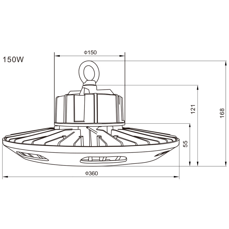 ufo high bay lights 150w