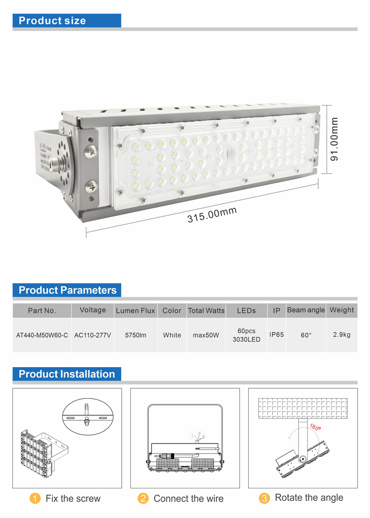 led tunnel light